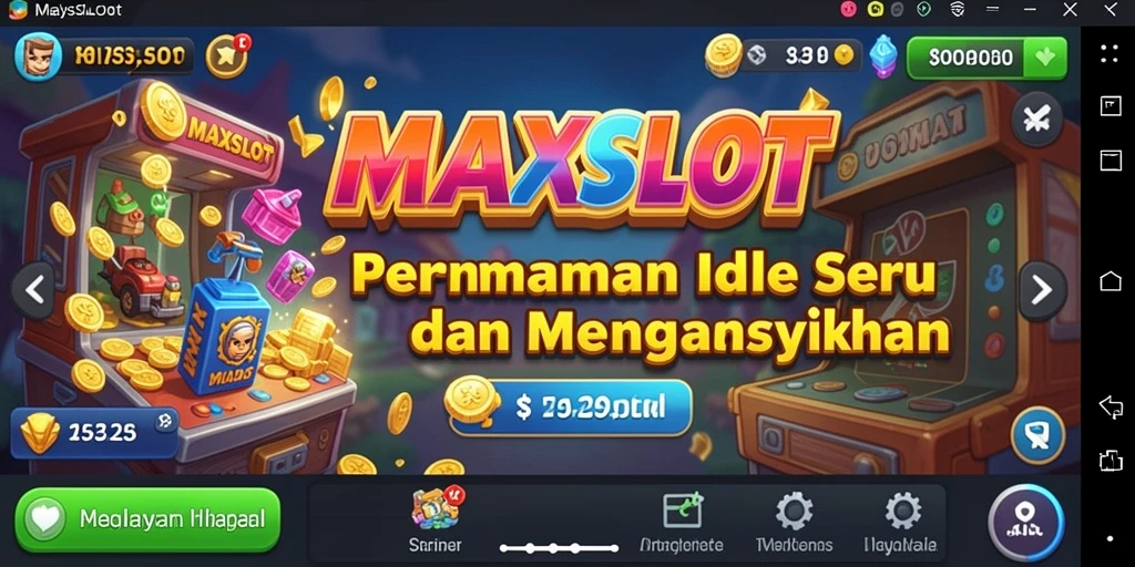 Tampilan menarik dari gameplay MAXSLOT yang penuh dengan slot.