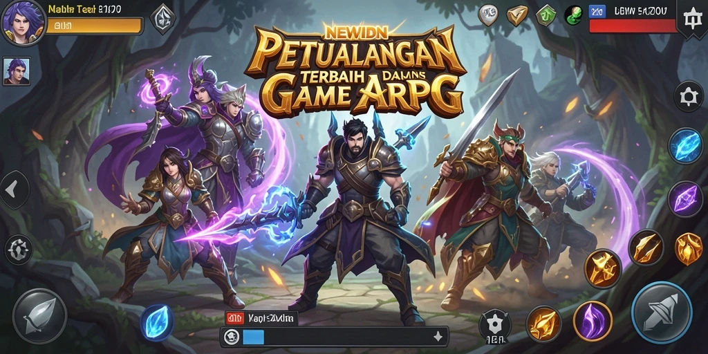 Screenshot gameplay ARPG yang menunjukkan aksi mendebarkan dalam NEWIDN.