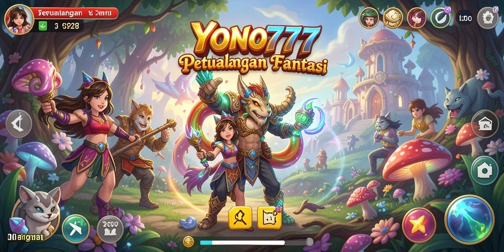 Gameplay seru YONO777 dalam dunia yang penuh petualangan.